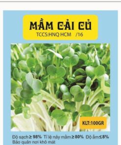 Hạt giống mầm củ cải trắng (50gr)